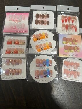 Assorted Press-On Nail Sets - Bundle